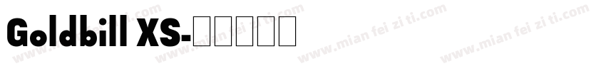 Goldbill XS字体转换